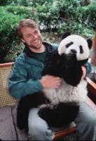 Holding the giant panda